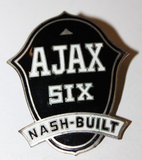 1925-1926 Nash Ajax Six Radiator Emblem Badge