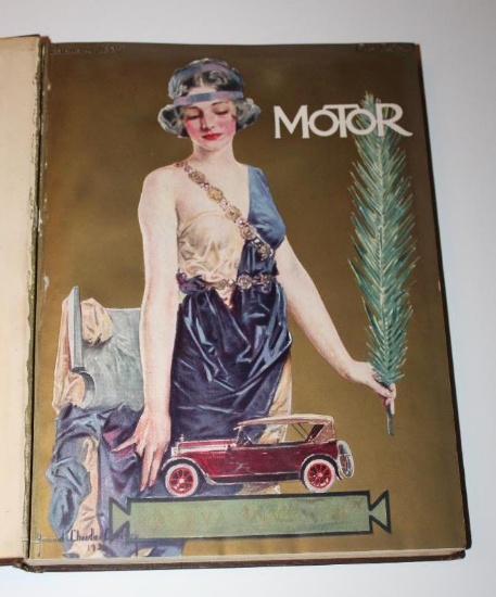 1923 Motor Show Annual Buyers Guide Hardbound Book