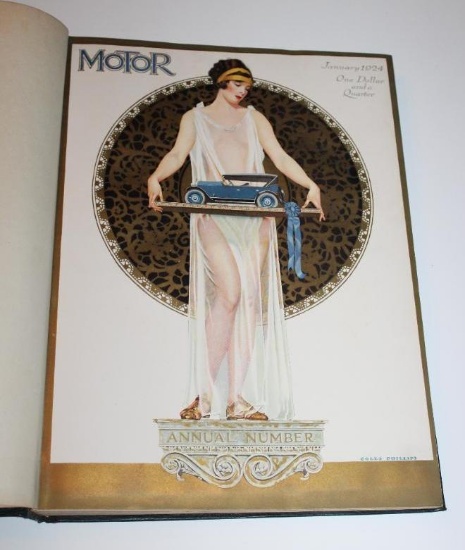 1924 Motor Show Annual Buyers Guide Hardbound Book