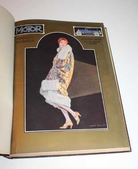 1925 Motor Show Annual Buyers Guide Hardbound Book