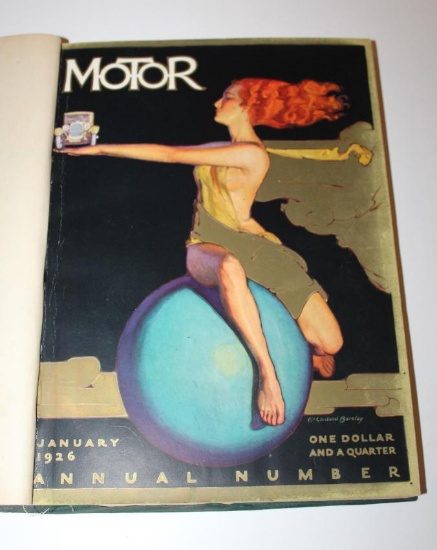 1926 Motor Show Annual Buyers Guide Hardbound Book
