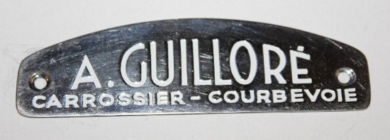 Guillore Coachbuilder Bodytag Emblem Badge