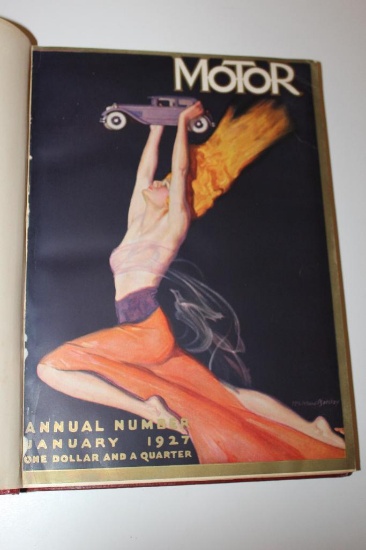 1927 Motor Show Annual Buyers Guide Hardbound Book