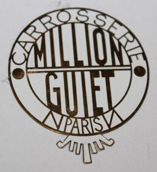 Million Guiet Coachbuilder Bodytag Emblem Badge