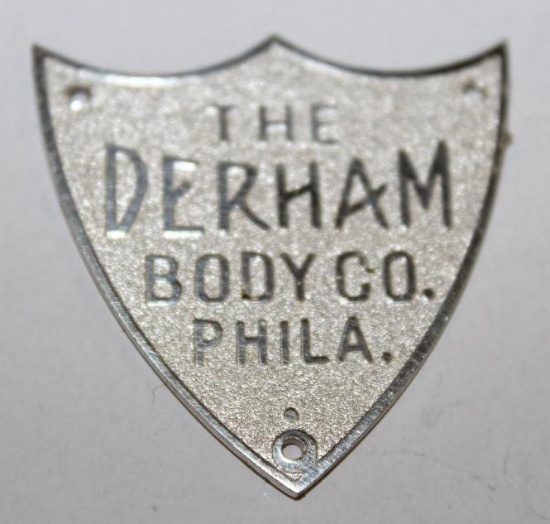 Derham Coachbuilder Bodytag Emblem Badge
