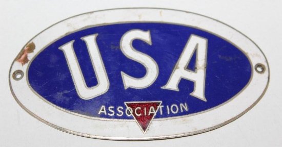 USA Automobile Club Radiator Emblem Badge
