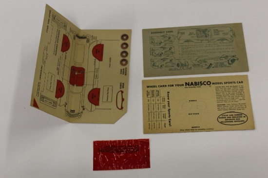 1953 Chevrolet Corvette Cardboard Model Kit