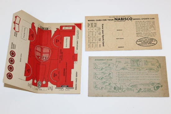 1953 Jaguar Cardboard Model Kit