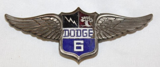1928-1929 Dodge 6 Radiator Emblem Badge