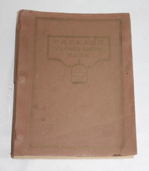 1927 Packard Standard Service Manual Book