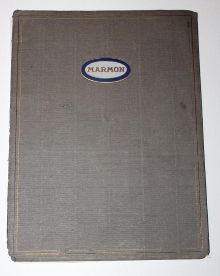 1910's Marmon Motor Car Co Model 32 Sales Brochure Book