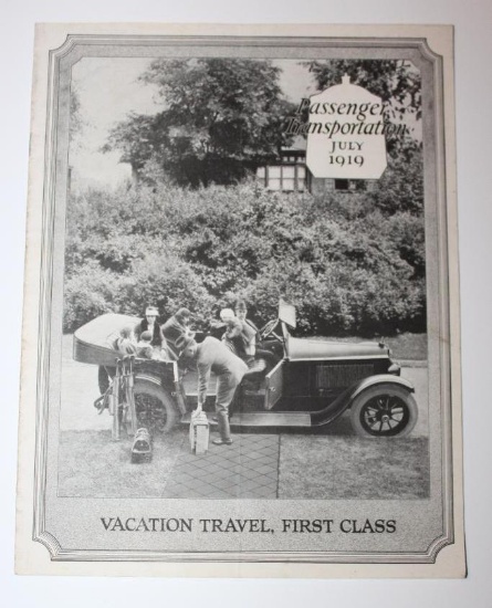 1919 Packard Motor Car Co Travel Brochure Book