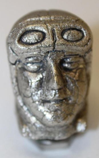 1920's Aviator Pilot Radiator Mascot Hood Ornament