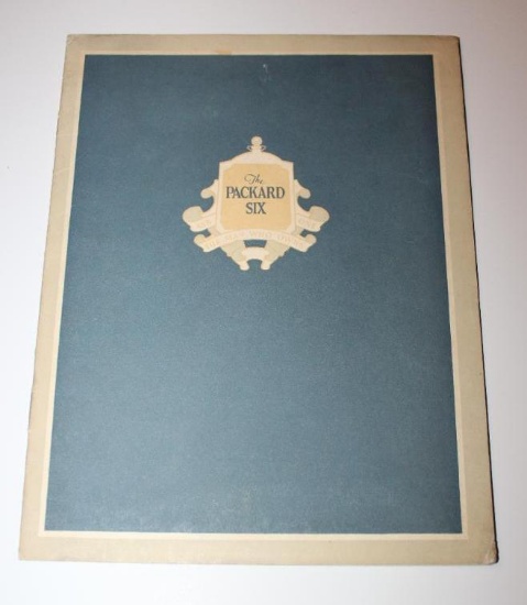 1925 Packard Motor Car Co Six Sales Brochure Book