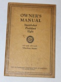 1926-1930 Studebaker President Eight Owners Manual Brochure Book