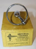 NOS Universal Torpedo Automobile Hood Ornament