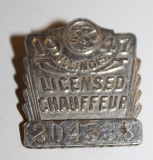 1947 Illinois Registered Chauffeur Pin Badge