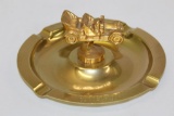 1960 Veteran Motor Car Co Glidden Tour Figural Ashtray Award