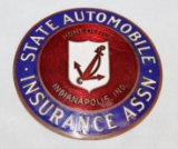 State Automobile Insurance Association of Indianapolis Emblem Badge