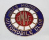 Des Moines Automobile Club Radiator Emblem Badge