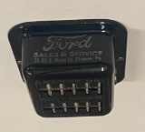 NOS Ford Script Oil Change and Grease Reminder Dial