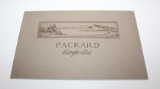 1920's Packard Single Six Sales Brochure Book