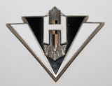 1930-1933 Hupmobile Model C Radiator Emblem Badge