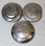Group of 3 Durant, Buick, De Soto Threaded Hubcaps