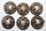Group of 6 Ford Model T Radiator Caps