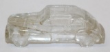 Glass Figural 1940's Automobile Paperweight