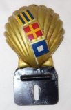 Shell Oil Co Advertising License Plate Topper