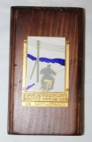 1936 Czech Winter Motorcycle Competition Rally Badge Medallion