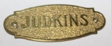 Judkins Coachbuilder Bodytag Emblem Badge