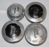 Group of 4 Plymouth Motor Car Co Threaded Hubcaps