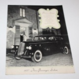 1937 Pierce Arrow Sales Brochure Booklet