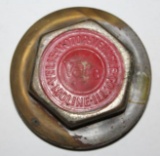 Velie Motor Car Co Brass Threaded Hubcap