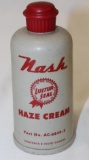 Nash Motor Car Co Advertising Wax Container