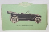 1912-1913 Chevrolet Motor Car Co Advertising Stand-Up Countertop Display