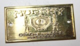 Murphy Coachbuilder Bodytag Emblem Badge