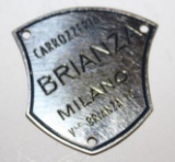 Berianza of Milano Coachbuilder Bodytag Emblem Badge
