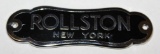 Rollston Coachbuilder Bodytag Emblem Badge