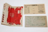 1953 Jaguar Cardboard Model Kit