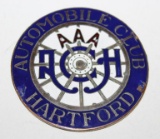 AAA Automobile Club of Hartford CT Radiator Emblem Badge
