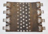 Early Automobile Leather Tire Repair Patch w/ Studs
