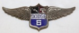 1928-1929 Dodge 6 Radiator Emblem Badge