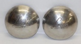 Group of 2 1934-1942 Lincoln V12 Hubcaps