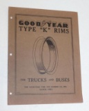 Goodyear Trucks and Buses Rims Sales Brochure Book