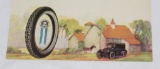 Group of 2 1920's US Tires Graphic Advertising Letterhead