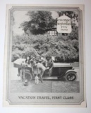 1919 Packard Motor Car Co Travel Brochure Book