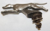 Racing Greyhound Dog Radiator Mascot Hood Ornament